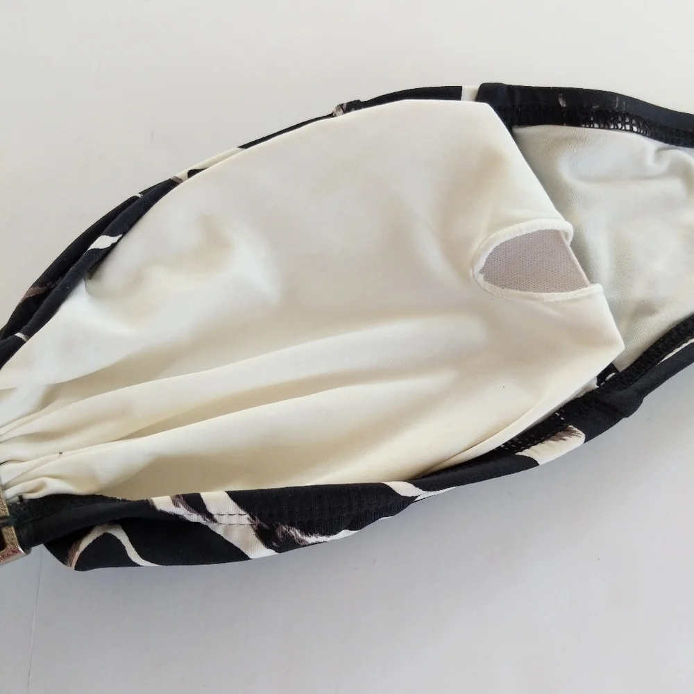 MICHAEL Michael Kors Bandeau Swim Top Size Small - Picture 7 of 8